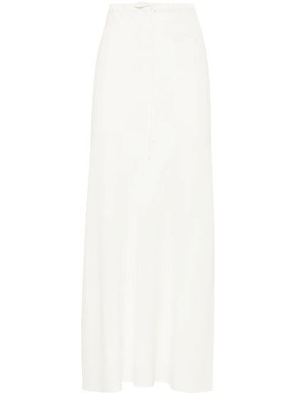 Bias-Cut Maxi Skirt
