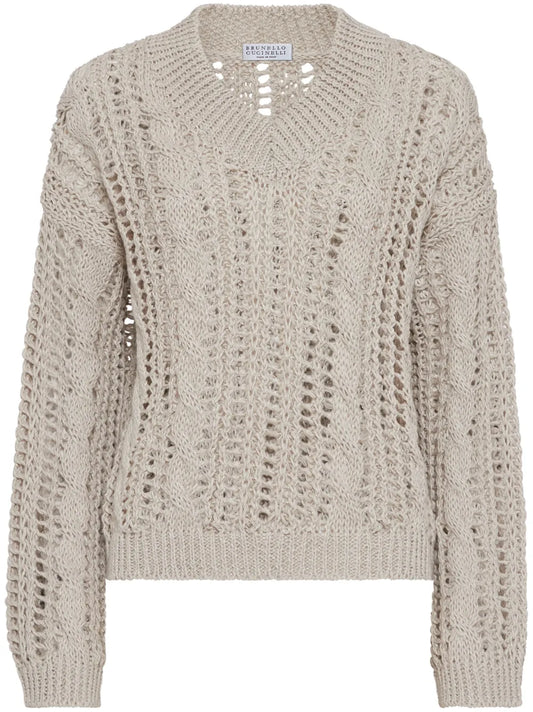 Open-Knit Sweater