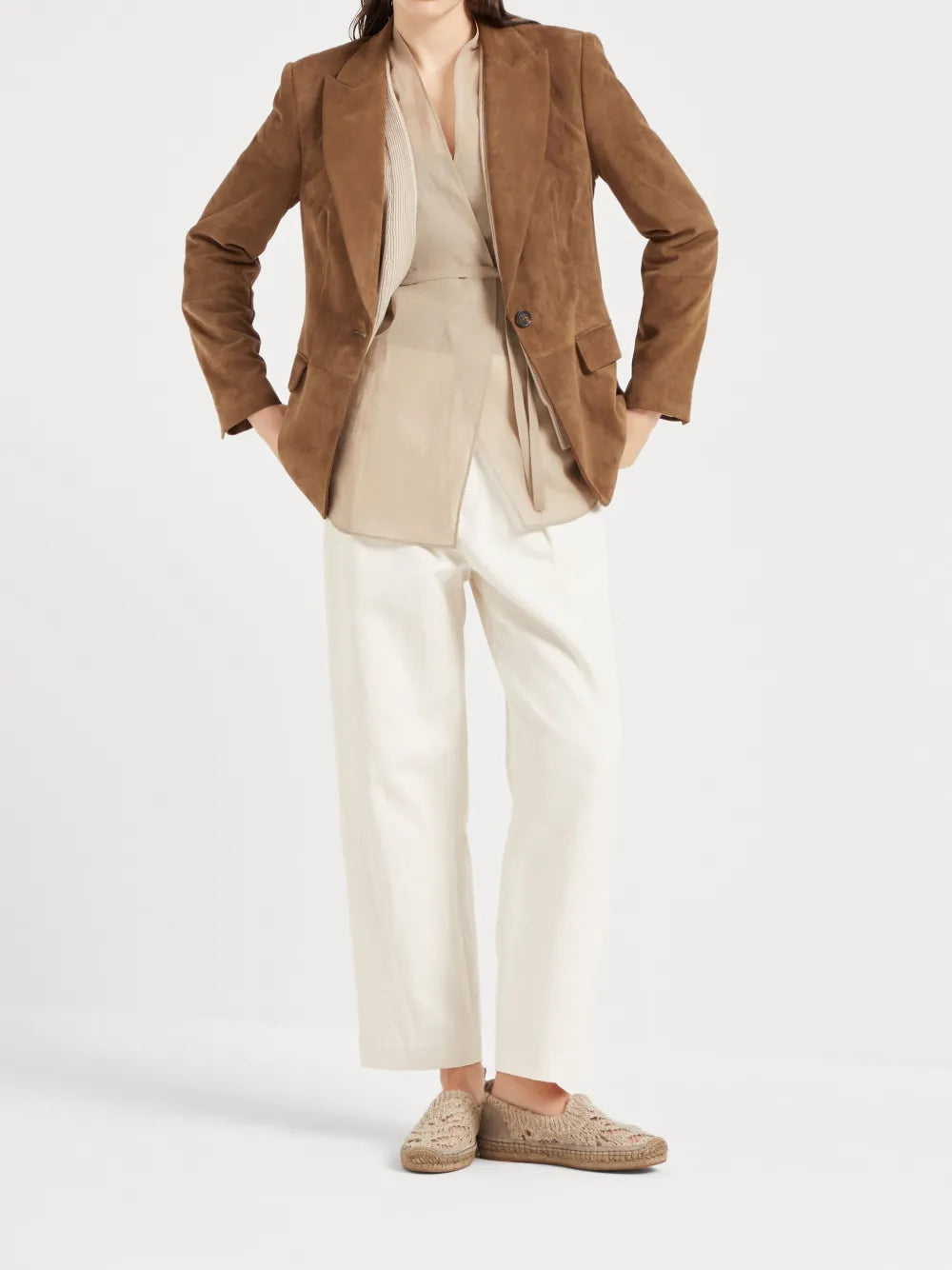 Pleated Chino Trousers