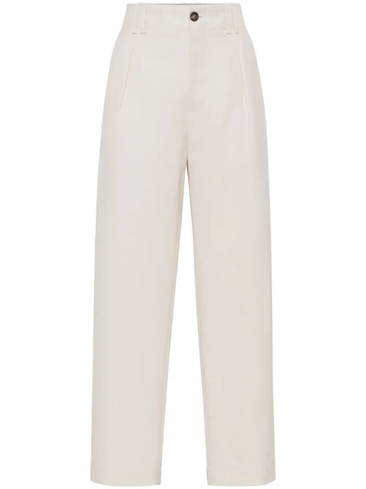Pleated Chino Trousers