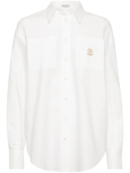 Logo-Embroidered Shirt