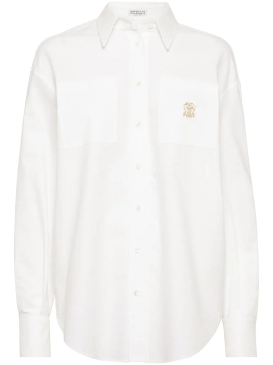 Logo-Embroidered Shirt