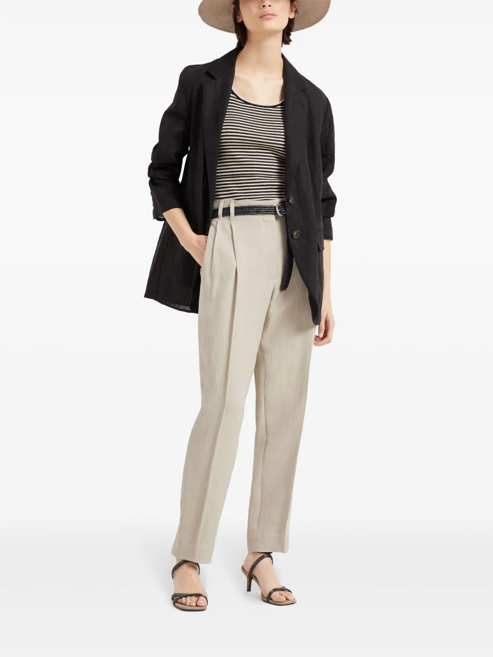 Twill Slouchy Trousers