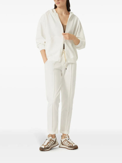 Monili-Embellished Hoodie
