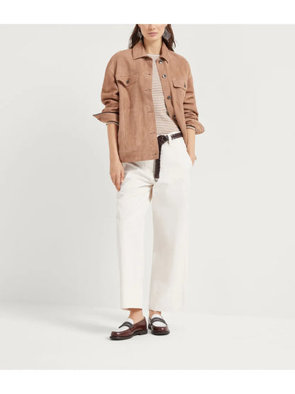 Cropped Chino Trousers