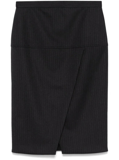 Pinstripe Skirt
