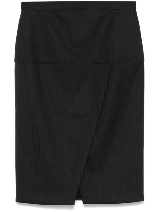Pinstripe Skirt