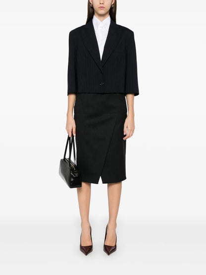 Pinstripe Skirt