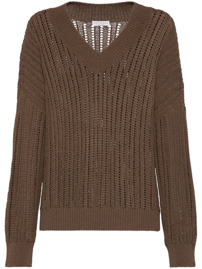 Monili-Embellished Jumper