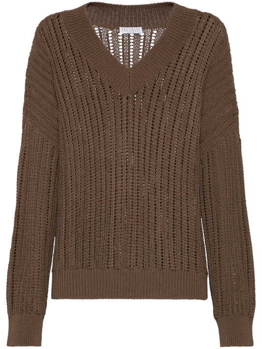 Monili-Embellished Jumper