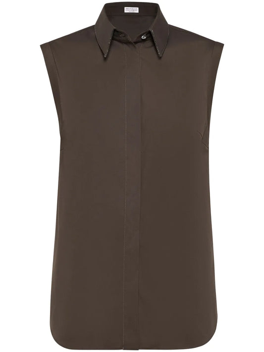 Monili-Trim Shirt