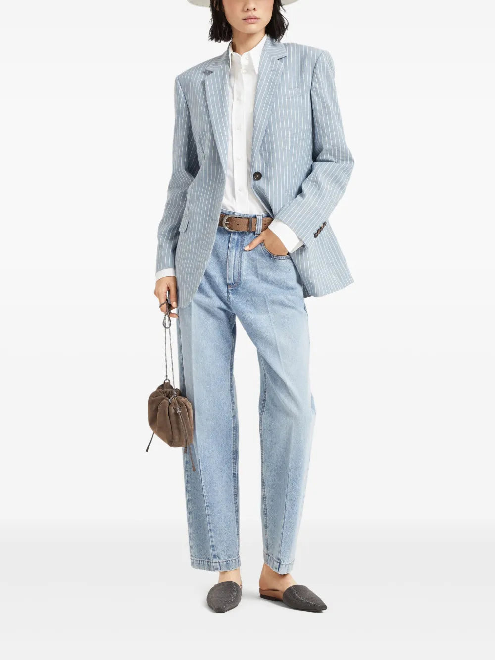 Bead-Embellished Jeans