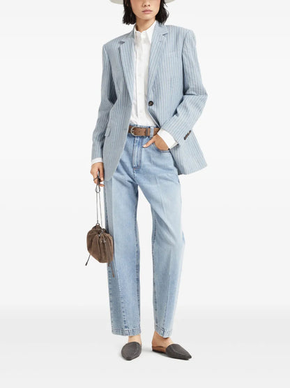 Bead-Embellished Jeans