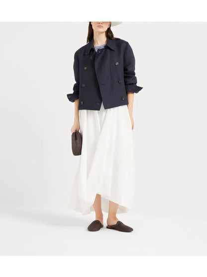 Bubble-Hem Skirt