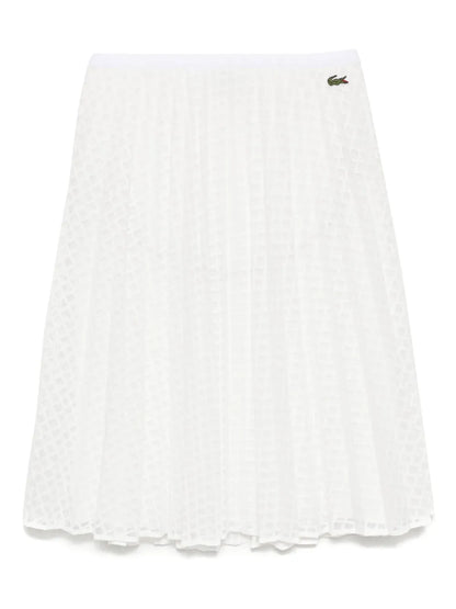 Pleated Lace Skirt
