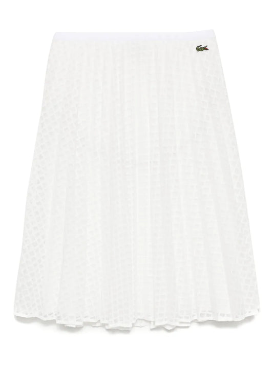 Pleated Lace Skirt