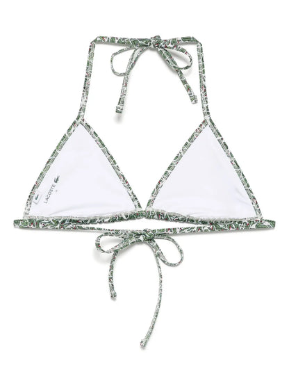 Monogram-Print Bikini Top
