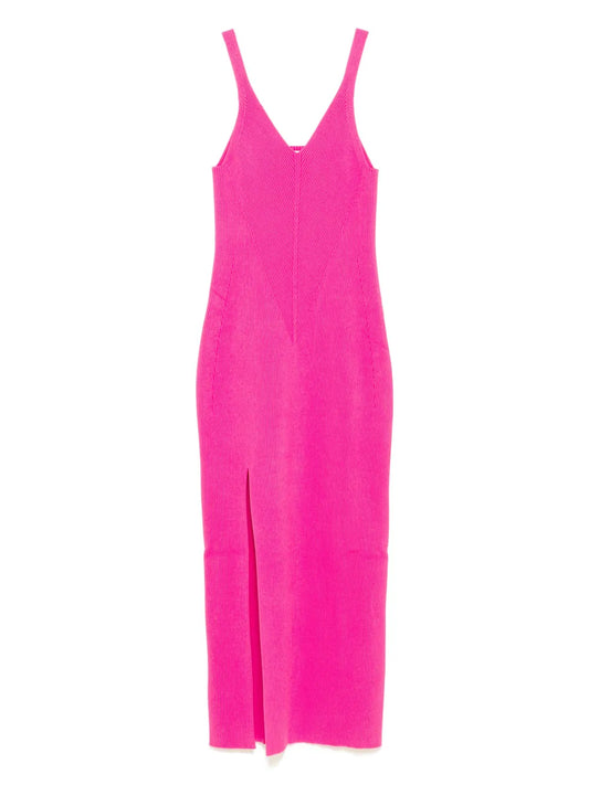 Long Seamless Ribbed Dress