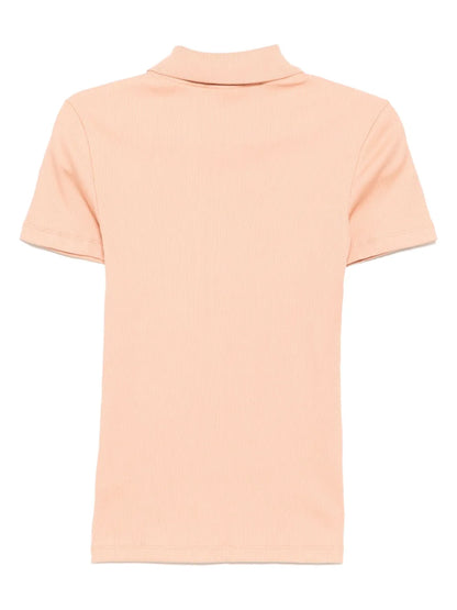 Ribbed Polo Top