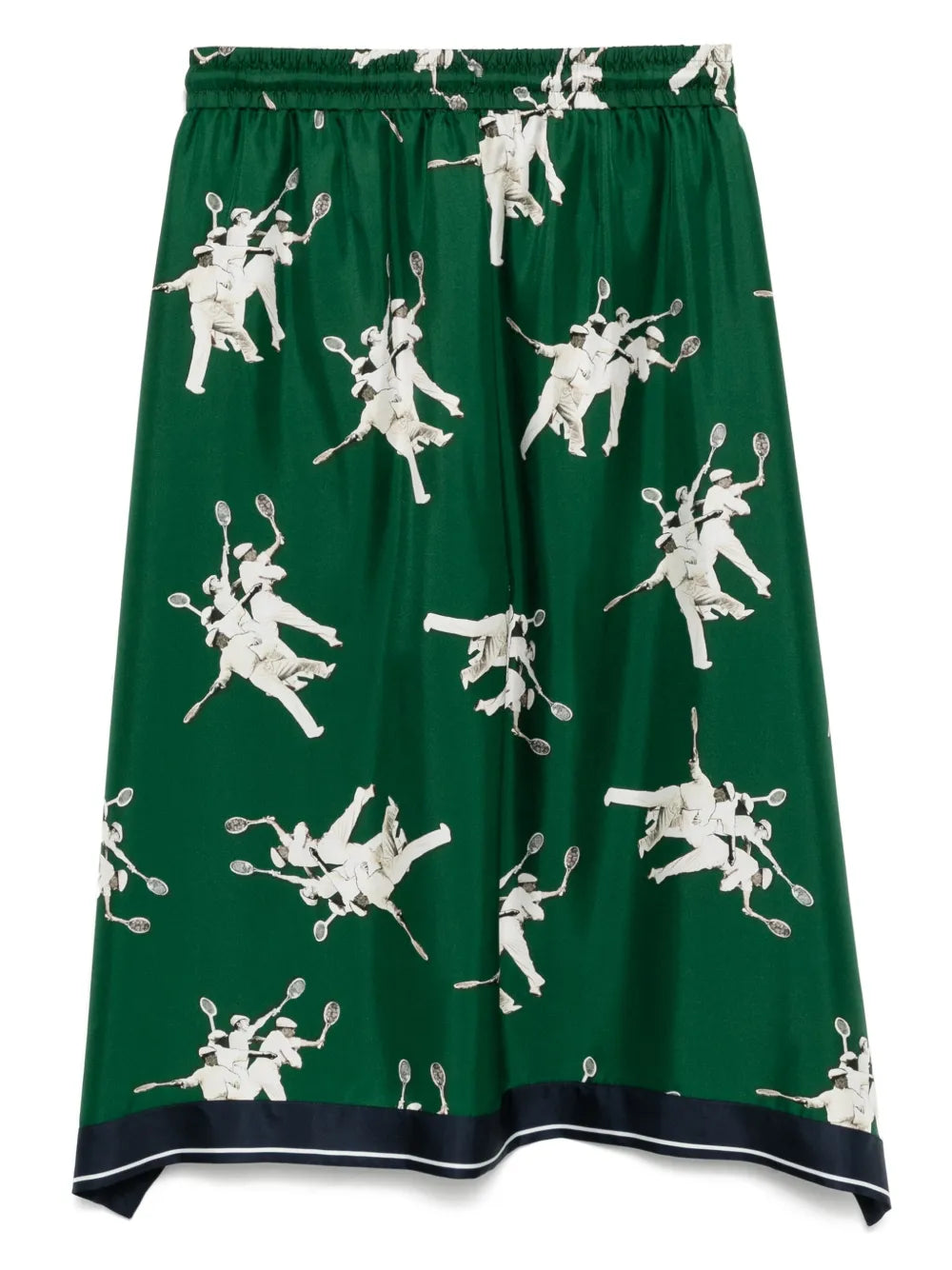 Lightweight Silk Printed Shorts