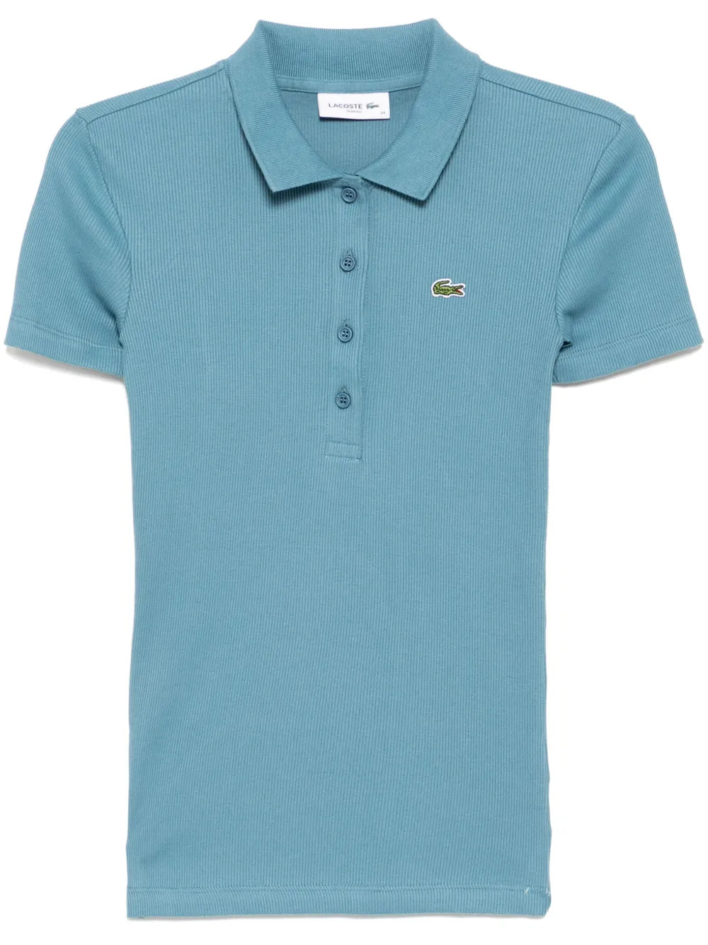 Ribbed Polo Top