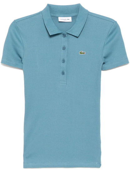 Ribbed Polo Top