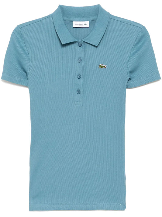 Ribbed Polo Top
