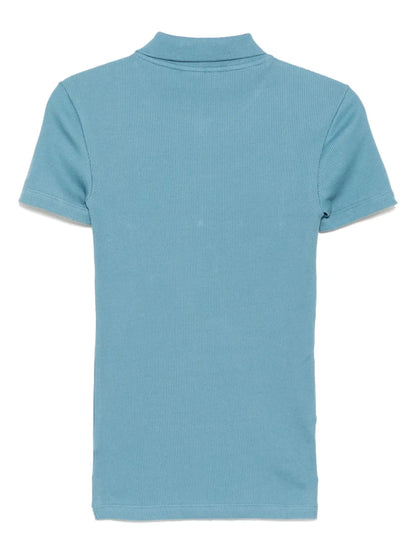 Ribbed Polo Top