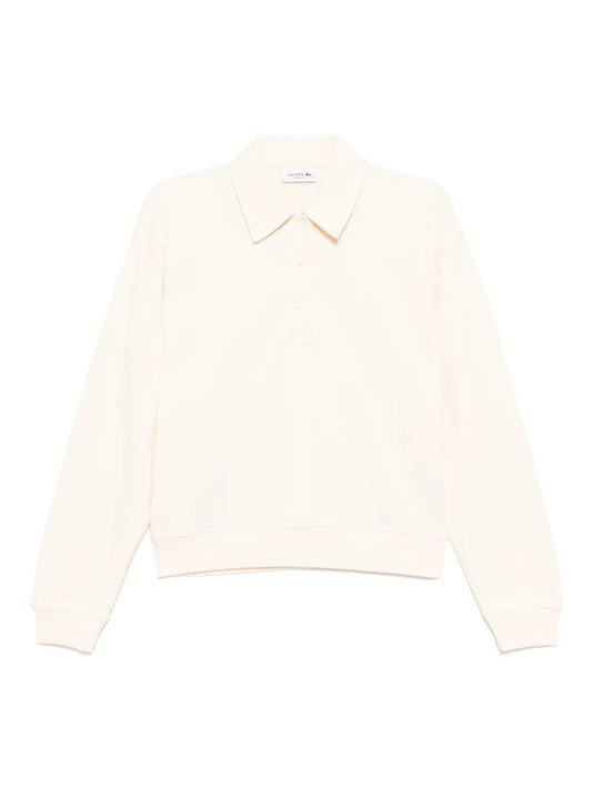 Polo-Collar Sweatshirt