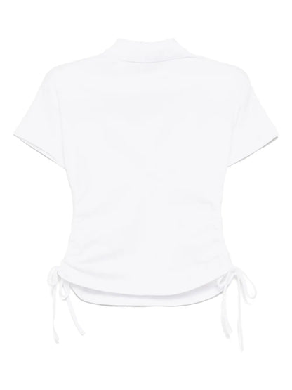 Adjustable Piqué Polo Top