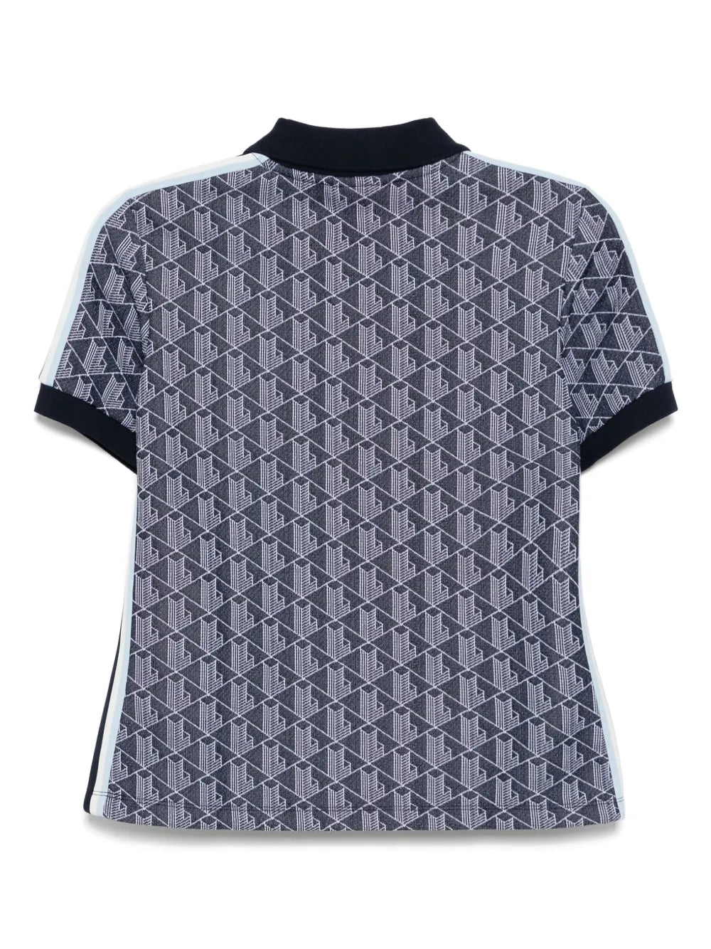 Monogram Jacquard Polo Top