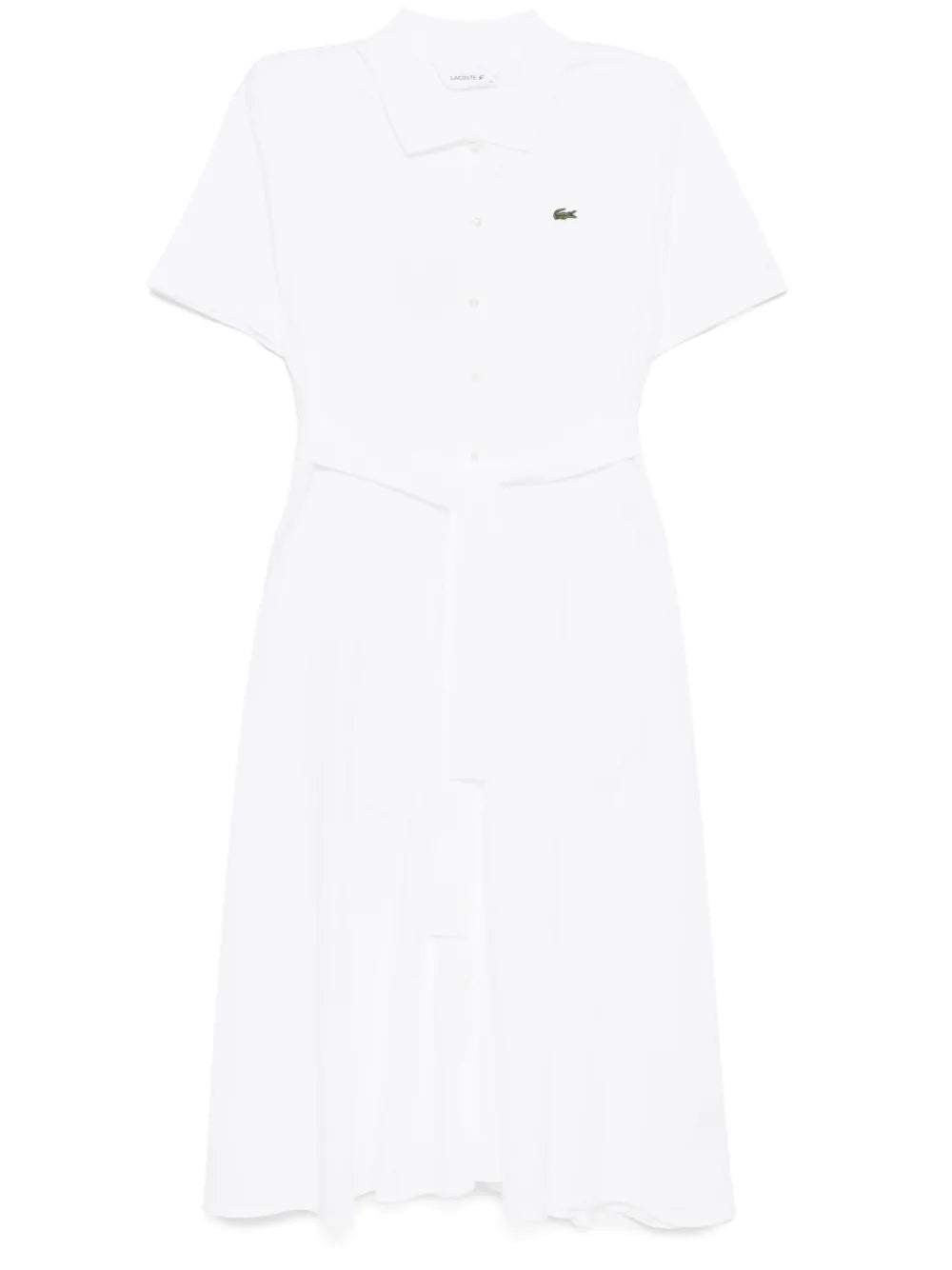 Piqué Flared Polo Dress