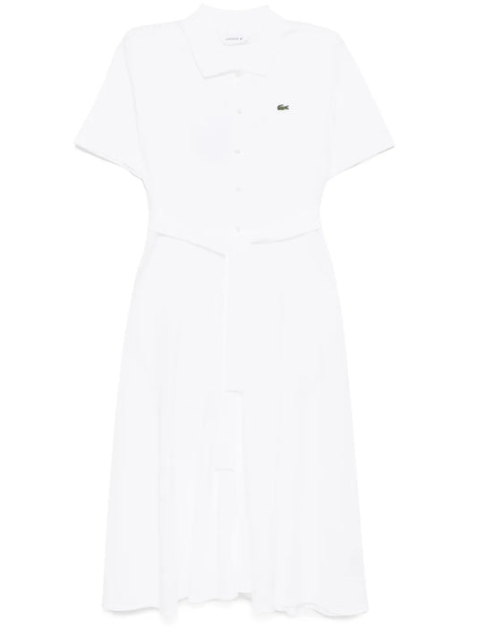 Piqué Flared Polo Dress