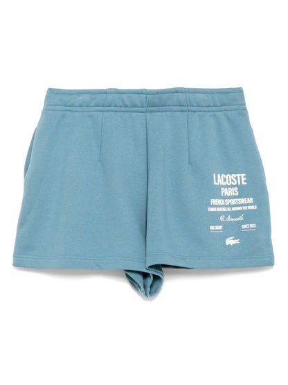 Pleated Fleece Shorts