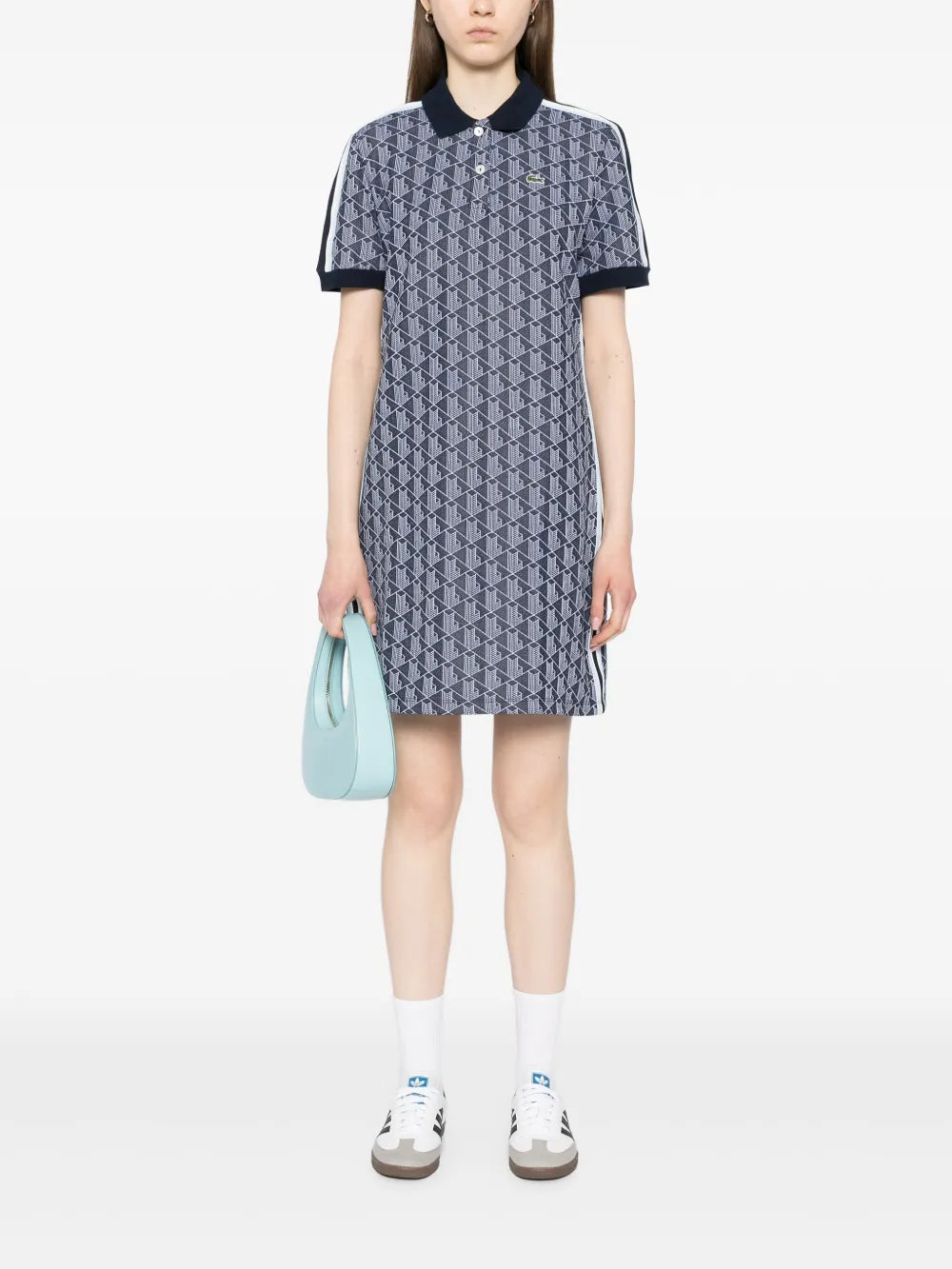 Monogram Jacquard Polo Dress