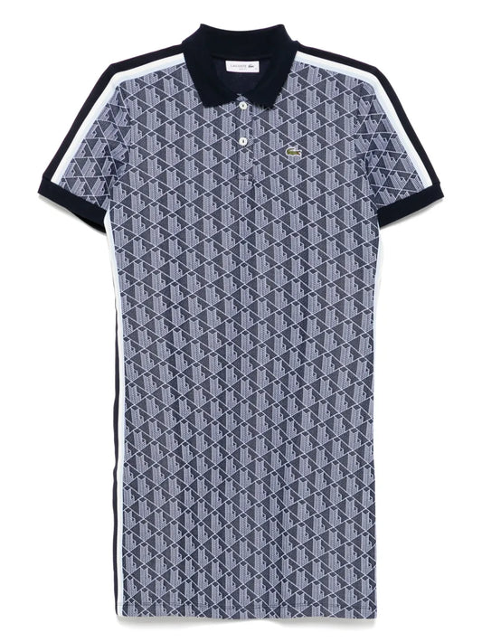 Monogram Jacquard Polo Dress