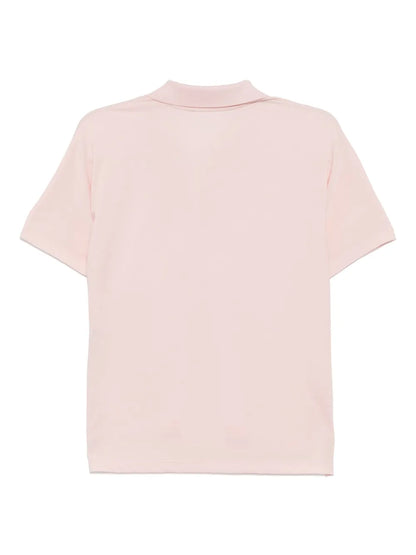 Fluid Piqué Polo Top