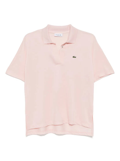 Fluid Piqué Polo Top