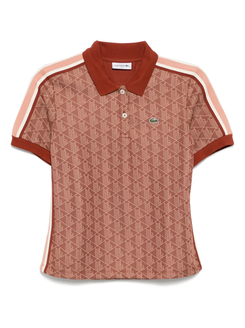 Monogram Jacquard Polo Top