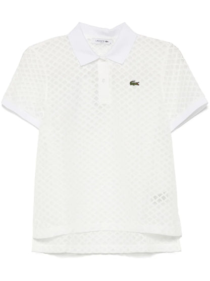 Monogram Lace Polo Shirt