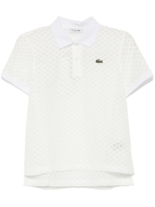 Monogram Lace Polo Shirt