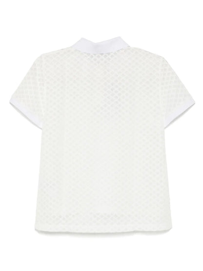 Monogram Lace Polo Shirt