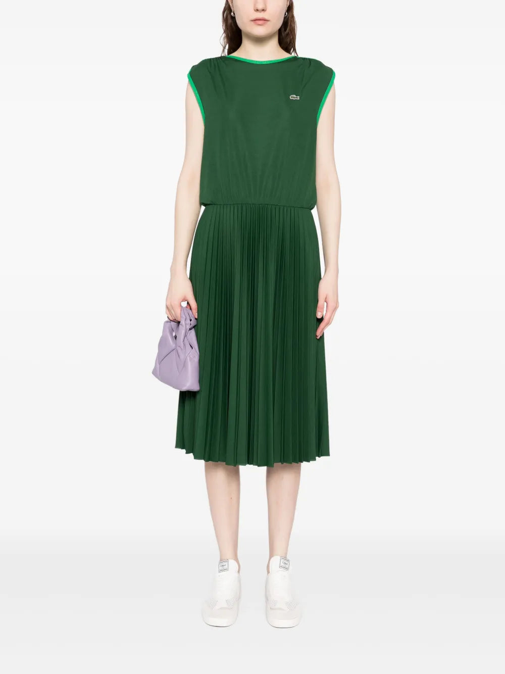 Sleeveless Pleated Dress