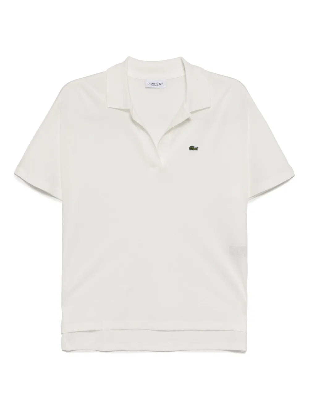 Fluid Piqué Polo Top