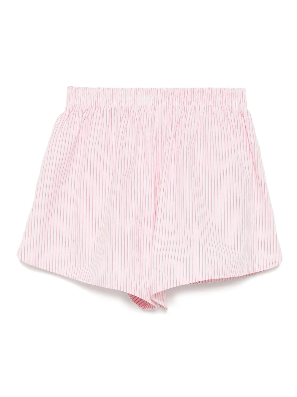 Striped Poplin Shorts