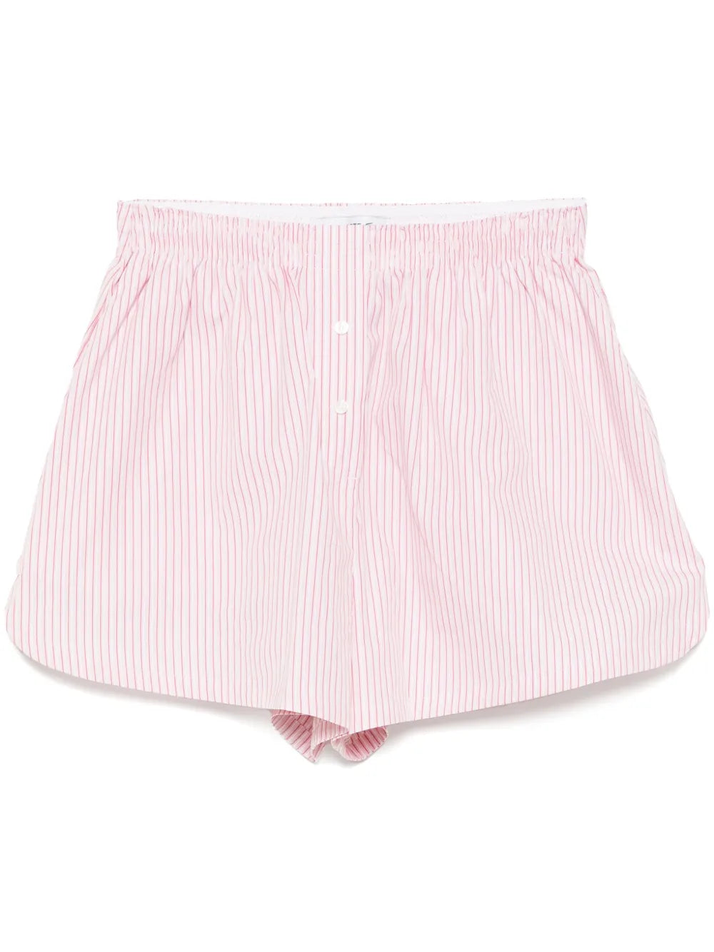 Striped Poplin Shorts