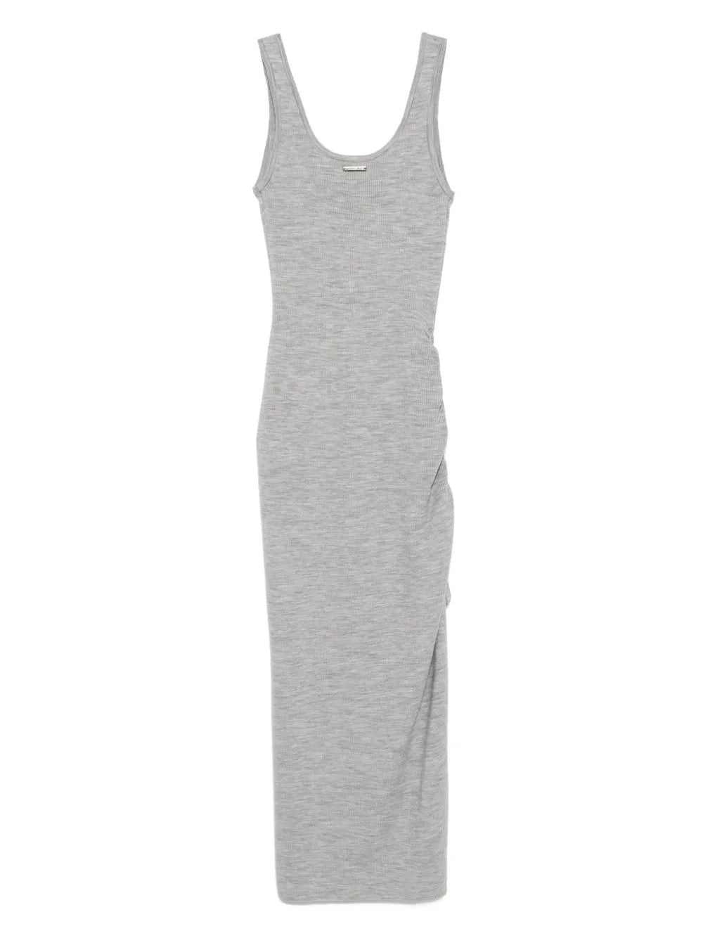 Ruched Scoop-Neck Dress
