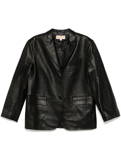 Leather Blazer