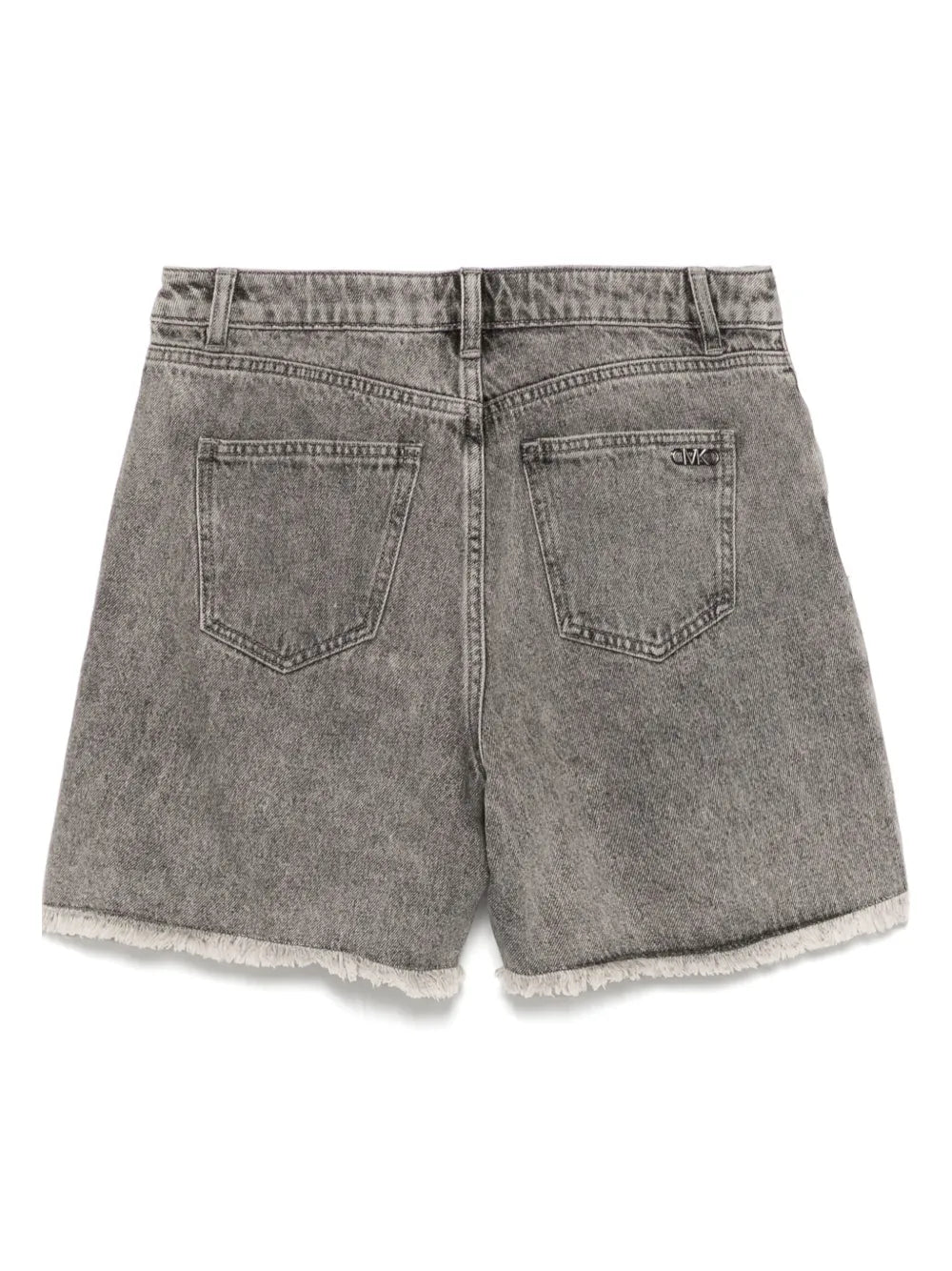 Fringed Denim Shorts