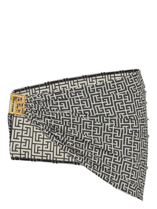 Pb Labyrinth-Print Sarong